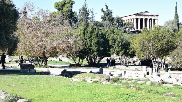 ギリシャ・アテネの旅行や観光地、古代アゴラ（アテナイのアゴラ）