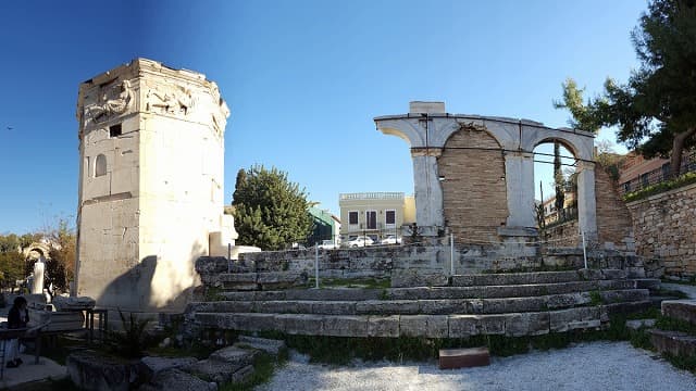 ギリシャ・アテネの旅行や観光地、ローマン・アゴラ