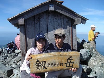 北アルプスの山旅（登山、トレッキング）、剱岳