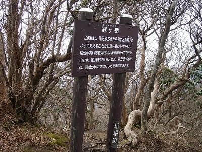 富士、箱根、伊豆の山旅（登山、トレッキング）、冠ヶ岳