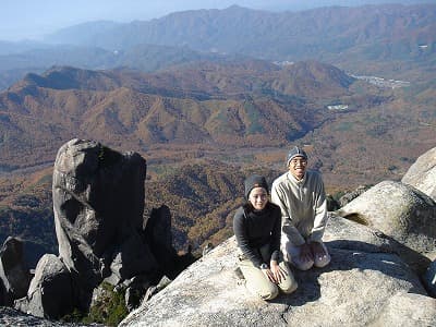 瑞牆山の山頂