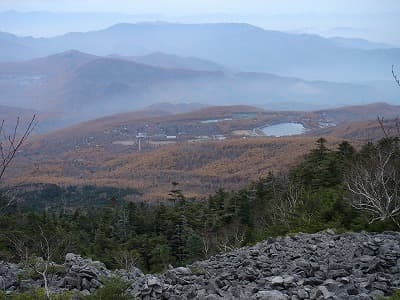 天狗の露地からの展望