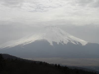 二十曲峠から富士山