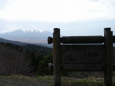 二十曲峠から富士山