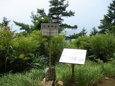 高畑山の山頂