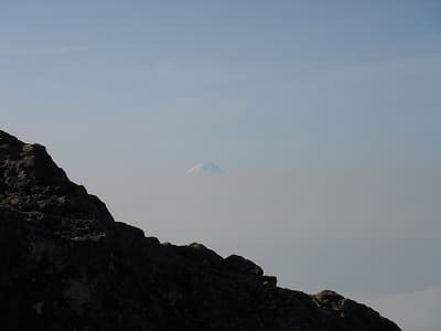 富士山が見えた