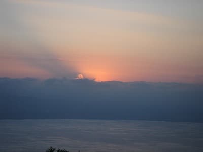 函館山の夕焼け