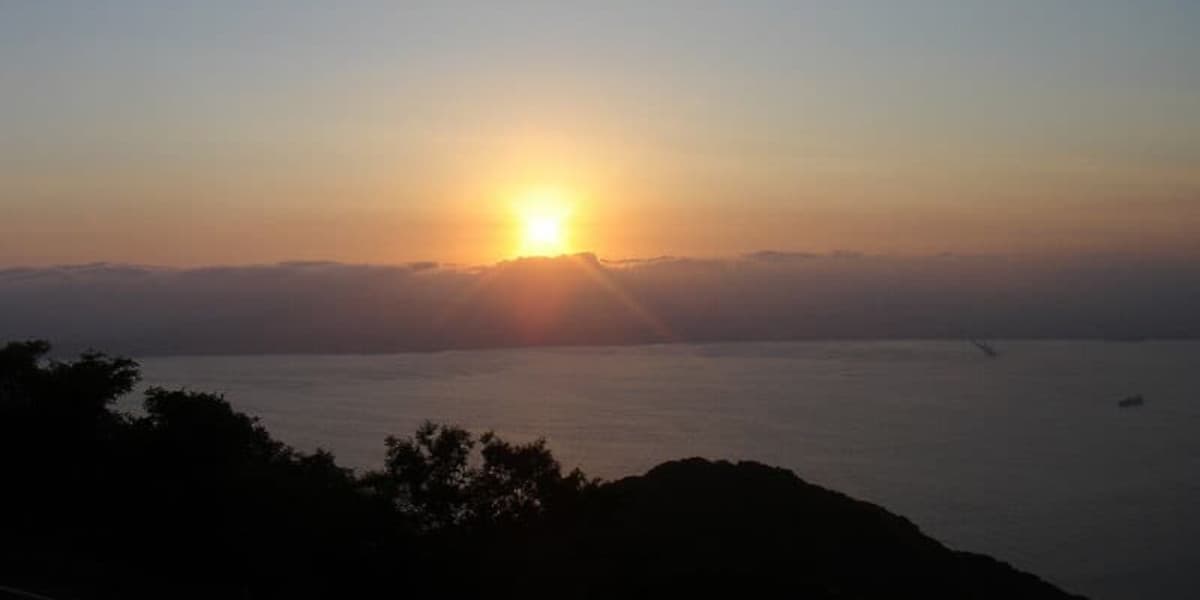 函館山からの夕日