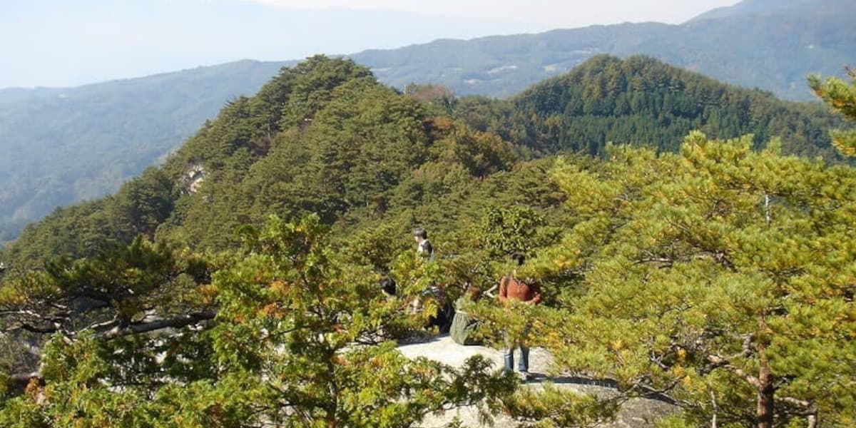 羅漢寺山の見晴らし