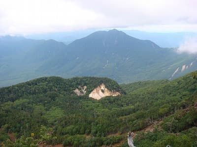 日光男体山からの眺め