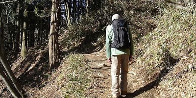 旅行で訪れた観光名所、御岳山と大岳山