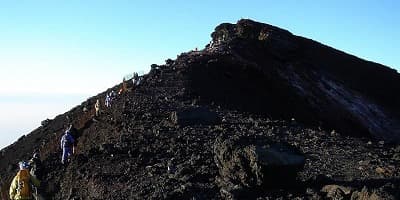 旅行で訪れた観光名所、富士山