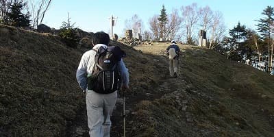 旅行で訪れた観光名所、雲取山