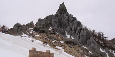 旅行で訪れた観光名所、鳳凰三山