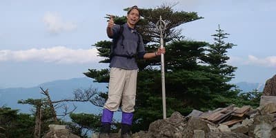 旅行で訪れた観光名所、大峰山