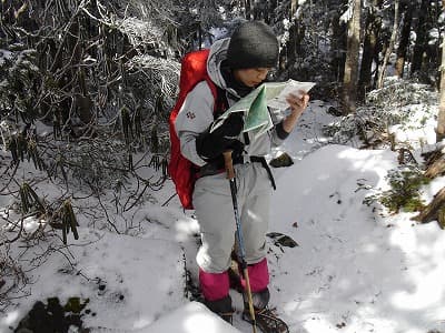 山旅（登山、トレッキング）で地図を読む