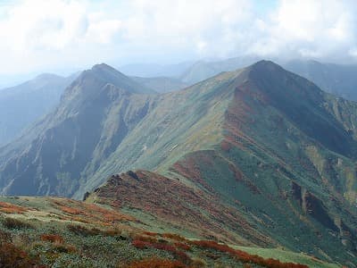 山旅（登山、トレッキング）の景色