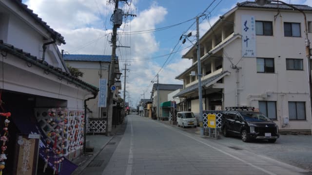 福岡県の柳川市街地