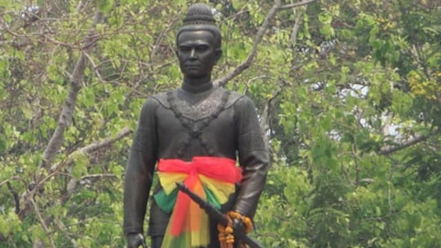 タイ・アユタヤのウートン王像