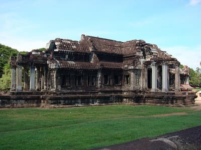 カンボジア・シェムリアップの旅行や観光地、アンコール・ワット北図書館