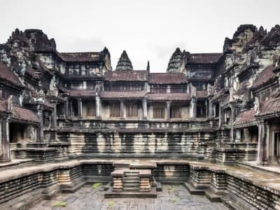 カンボジア・シェムリアップの旅行や観光地、アンコール・ワット沐浴池