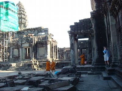 カンボジア・シェムリアップの旅行や観光地、アンコール・ワット第三回廊