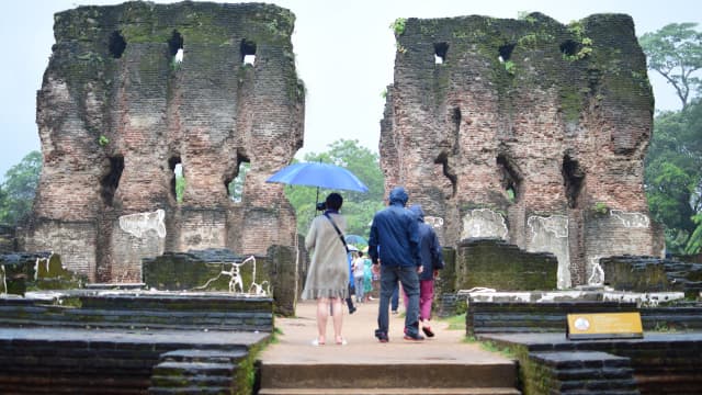 スリランカ・ポロンナルワの旅行や観光地、パラークラマ・バーフ１世の宮殿跡