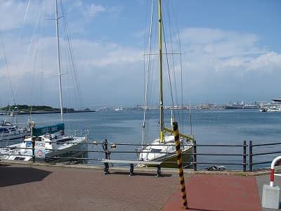 北海道函館市の旅行で訪れた観光名所、函館西波止場