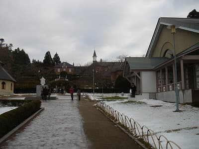 北海道函館市の旅行で訪れた観光名所、トラピスチヌ修道院内部