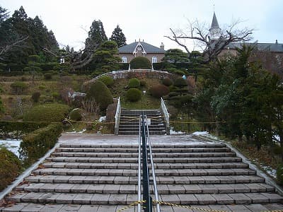 北海道函館市の旅行で訪れた観光名所、トラピスチヌ修道院