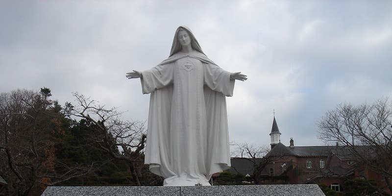 北海道函館市の旅行で訪れた観光名所、トラピスチヌ修道院