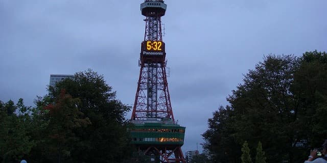 北海道札幌市の旅行で訪れた観光名所、札幌大通公園