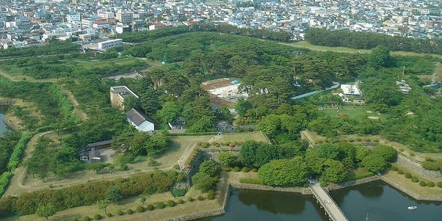 北海道函館市の旅行で訪れた観光名所、五稜郭