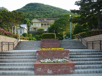 北海道函館市のまち旅（旅行、観光）で見つけた、元町公園