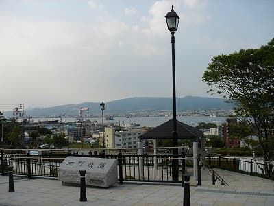 北海道函館市のまち旅（旅行、観光）で見つけた、元町公園