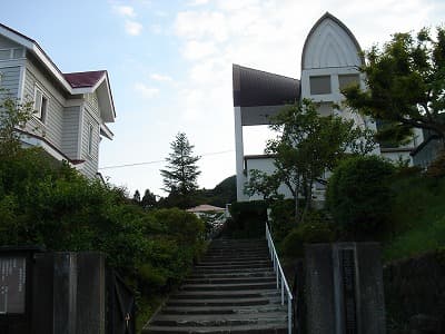 北海道函館市のまち旅（旅行、観光）で見つけた、函館聖ヨハネ教会