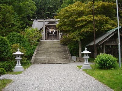 北海道函館市のまち旅（旅行、観光）で見つけた、山上大神宮