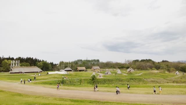 青森県青森市の旅行で訪れた観光名所、三内丸山遺跡