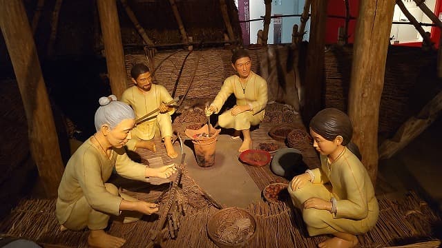 青森県青森市の旅行で訪れた観光名所、三内丸山遺跡の縄文人の生活