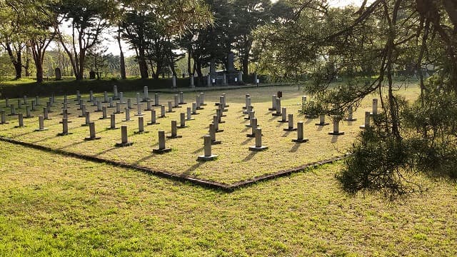 青森県青森市の旅行で訪れた観光名所、幸畑陸軍墓地