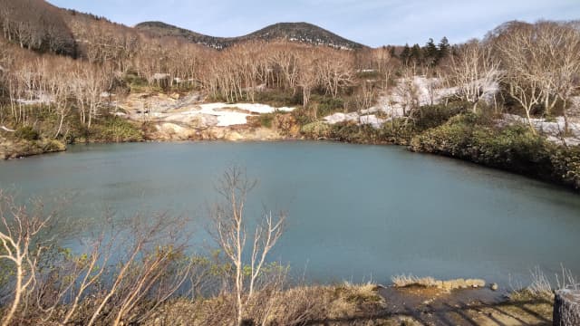 青森県青森市の旅行で訪れた観光名所、地獄沼