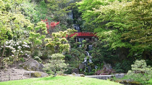 青森県弘前市の旅行で訪れた観光名所、藤田記念庭園