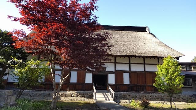 青森県弘前市の旅行で訪れた観光名所、長勝寺の長勝寺庫裡