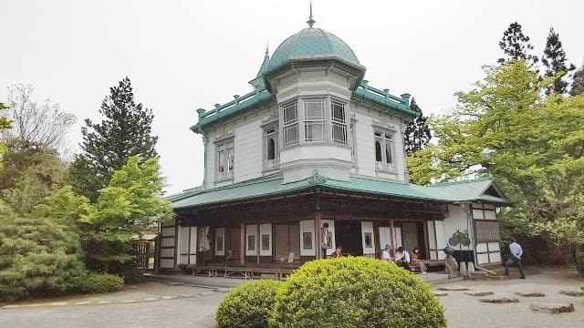 青森県平川市の旅行で訪れた観光名所、盛美館