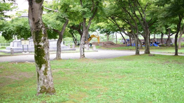 岩手県盛岡市の旅行で訪れた観光名所、盛岡城