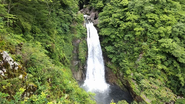 宮城県仙台市の旅行で訪れた観光名所、秋保大滝