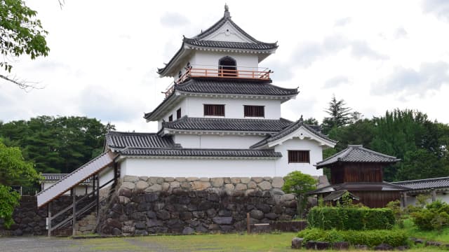 宮城県白石市の旅行で訪れた観光名所、白石城（益岡公園）