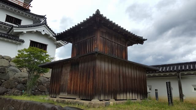 宮城県白石市の旅行で訪れた観光名所、白石城の鐘堂