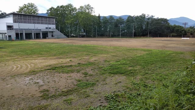 宮城県白石市の旅行で訪れた観光名所、白石城沼の丸