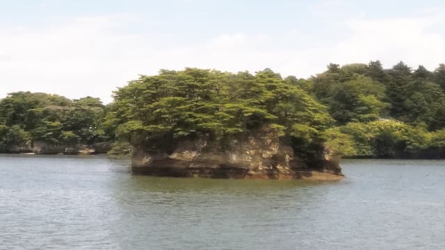 宮城県宮城郡の旅行で訪れた観光名所、日本三景松島の経ヶ島